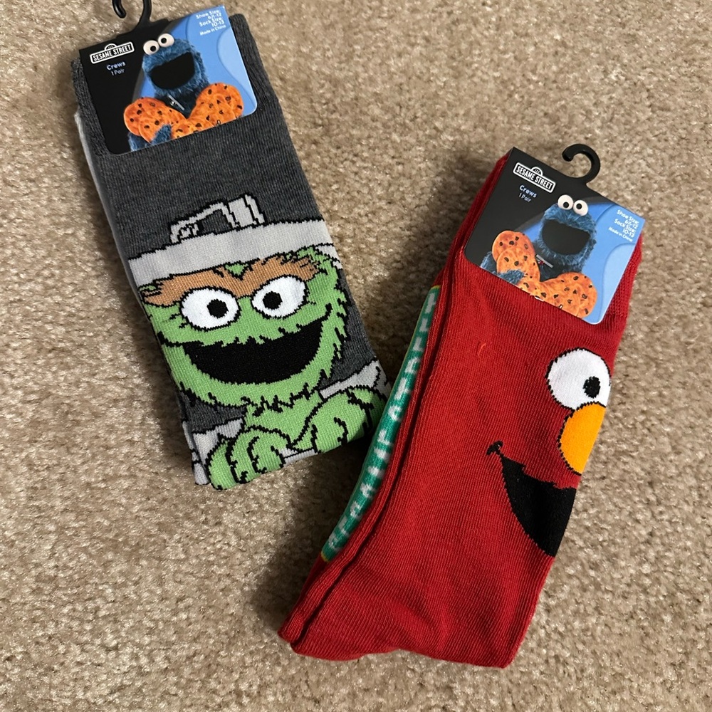 Sesame Street Socks 2pk